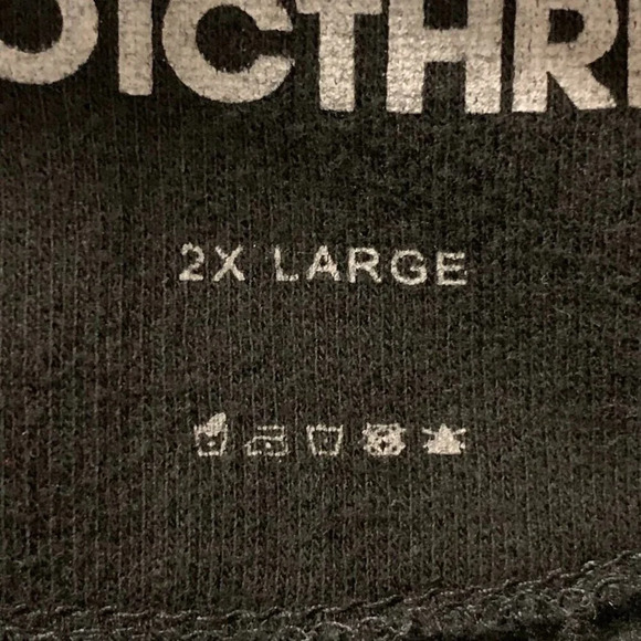 501CThree Men's 501C3 Description Graphic Print Cotton Pullover Hoodie Size 2XL - Picture 7 of 10